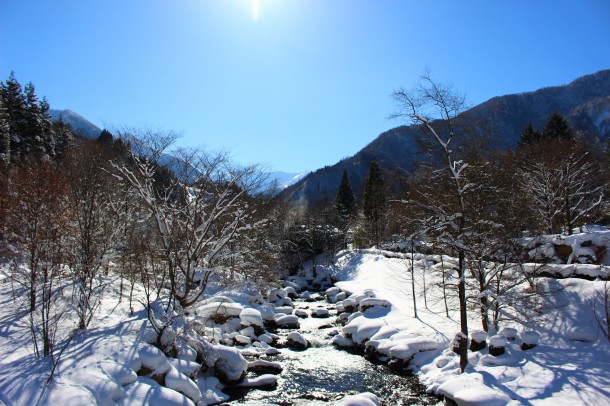 雲一つない晴天。