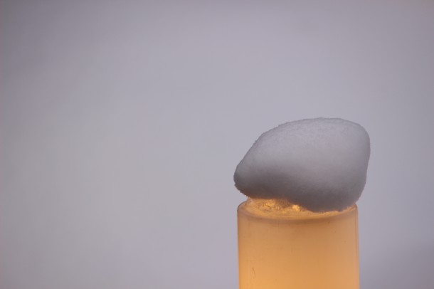 【積雪情報】大雪と風の輪郭。
