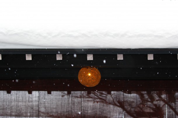 【積雪情報】大雪と風の輪郭。