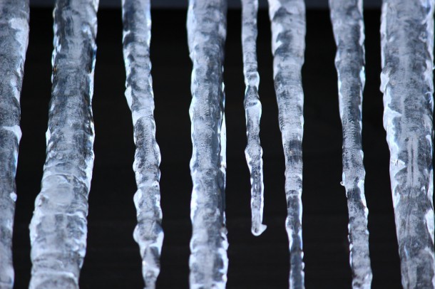 雪の結晶。