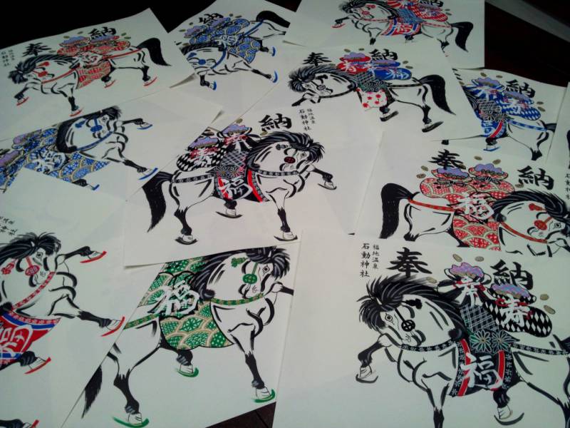 夏祭り会場内【絵馬市】のご案内！