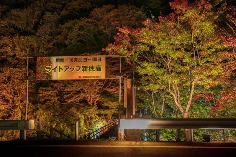 奥飛騨【紅葉ライトアップイベント】開催中！