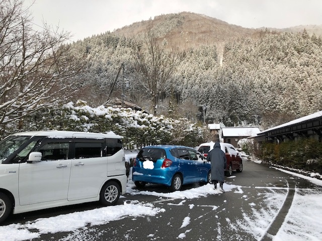 またまた雪が降りました