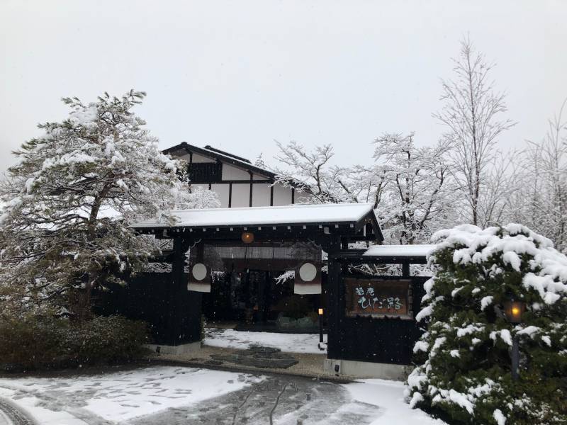 4月10日の雪景色