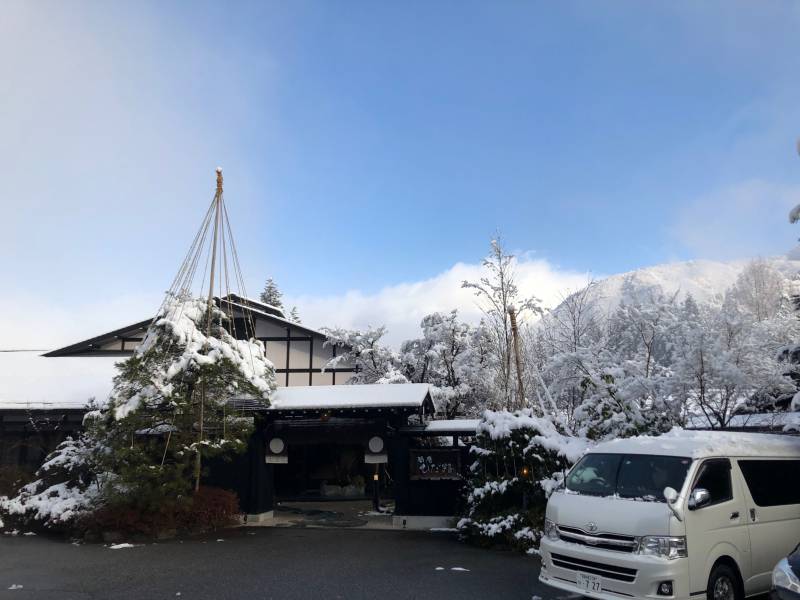 久しぶりの雪景色