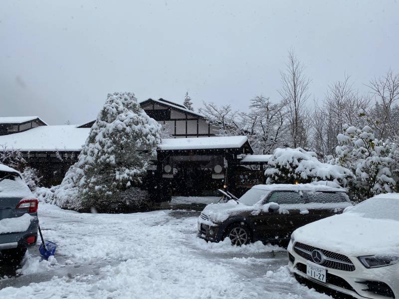 雪も見納め。