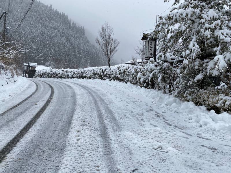 雪も見納め。