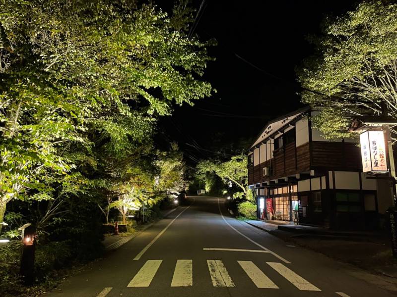 福地温泉でライトアップイベントを開催します