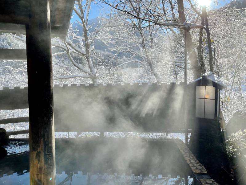 美しい雪景色の日