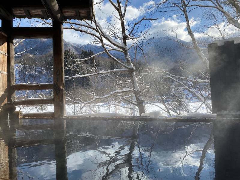 雪晴れとなりました。