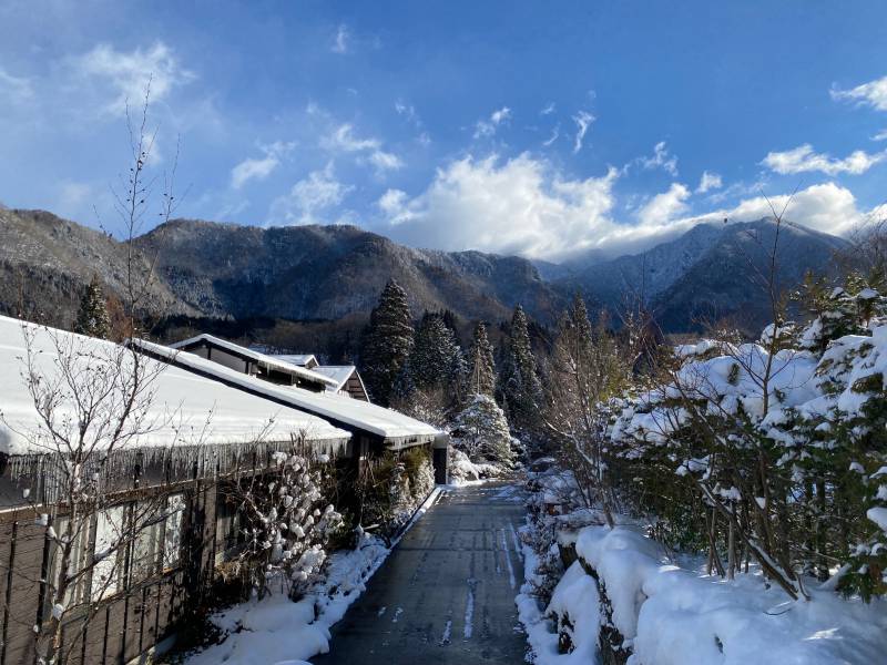 雪晴れとなりました。