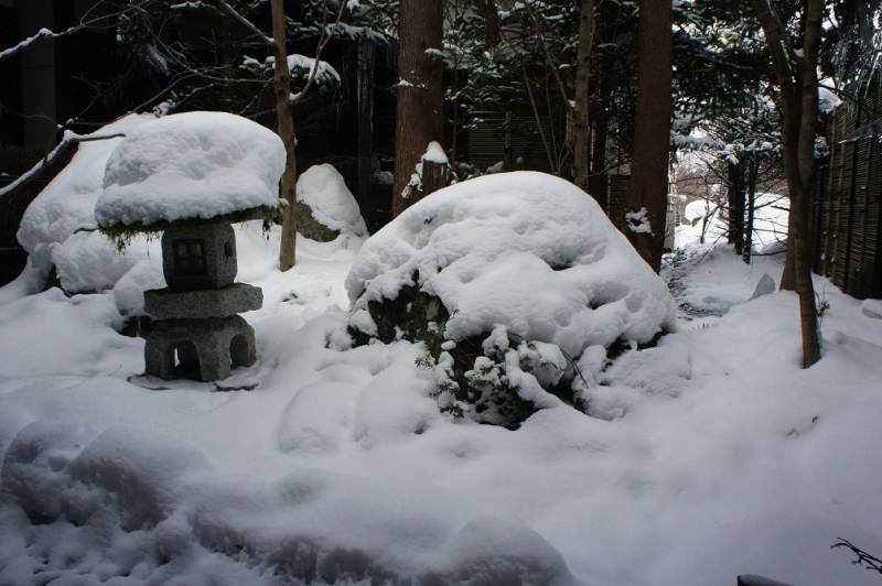 奥飛騨は今日から雪模様です