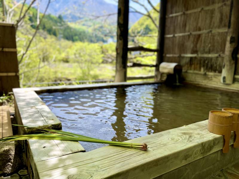 端午の節句、まだ春盛福地の八重桜