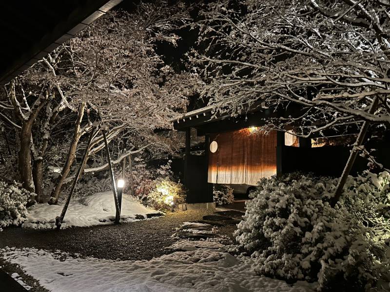 雪景色の日