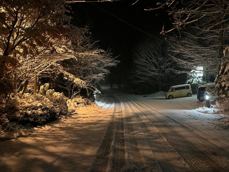 雪景色の日