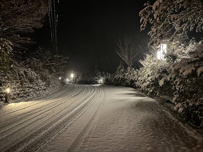 雪景色の日