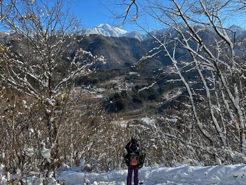 冬の福地山トレッキングに挑戦しました
