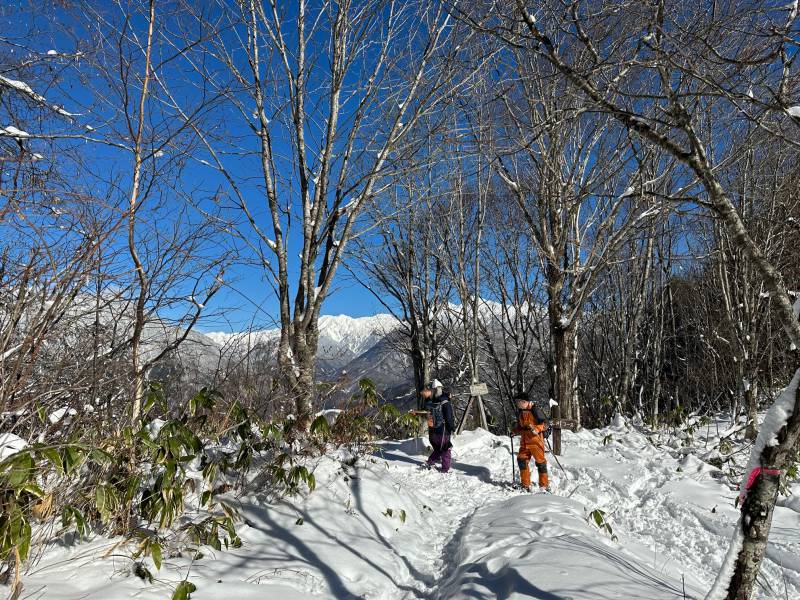 冬の福地山トレッキングに挑戦しました