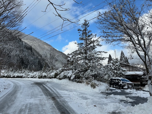 本格的な冬の到来です。