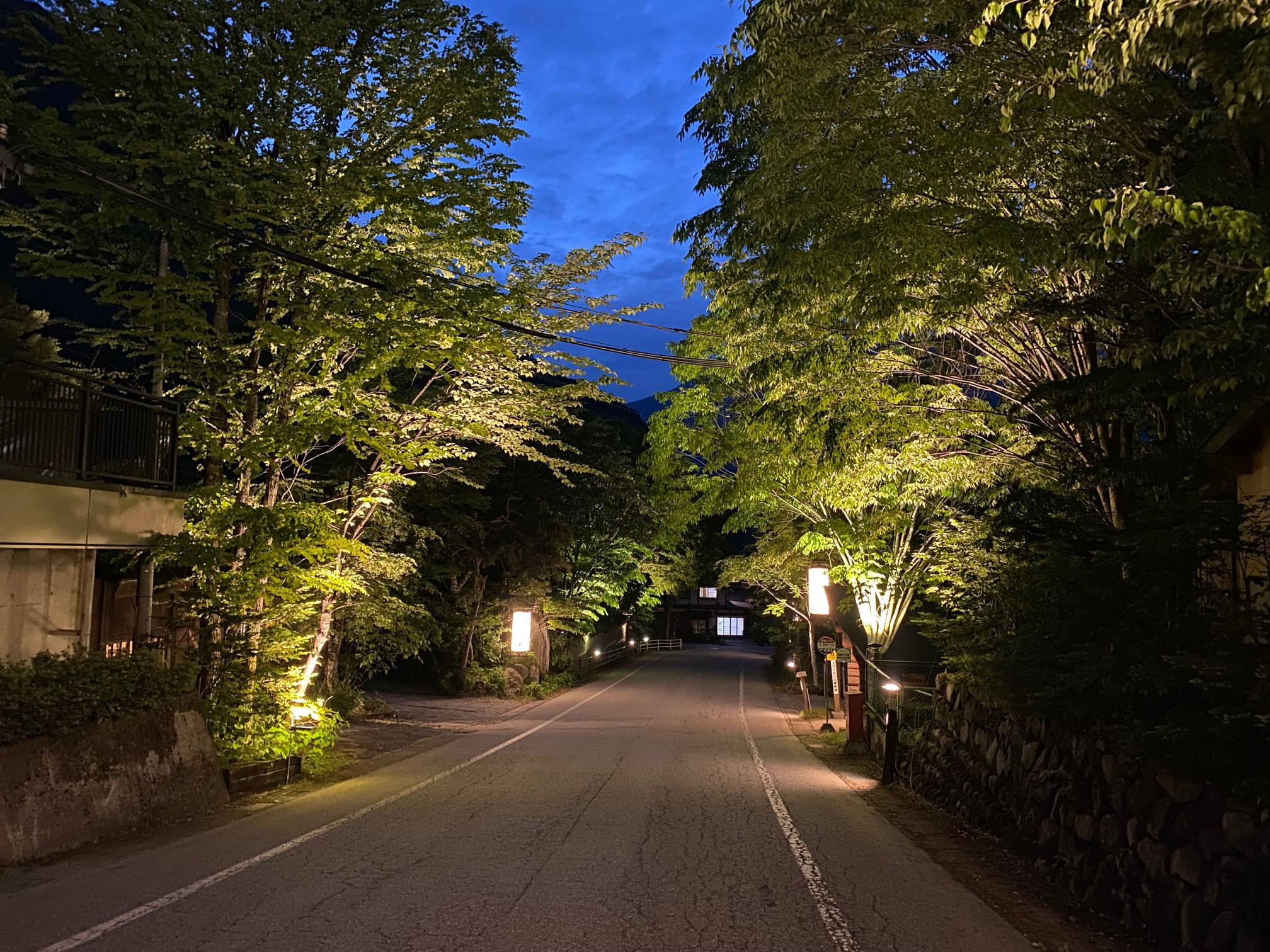 福地温泉「新緑の町並みライトアップイベント」のご案内