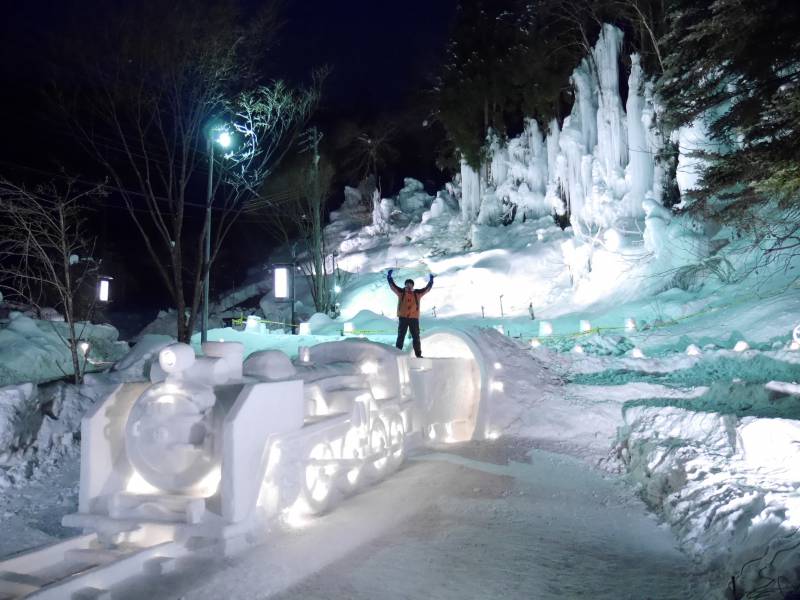 雪像コンテストがはじまりました。